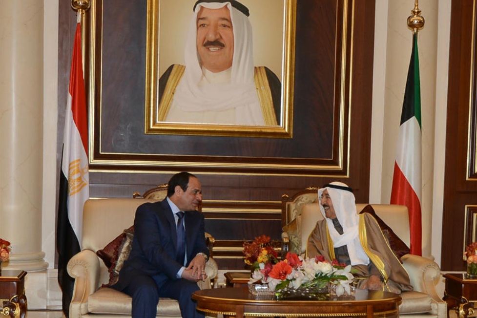 السيسي وأمير الكويت
