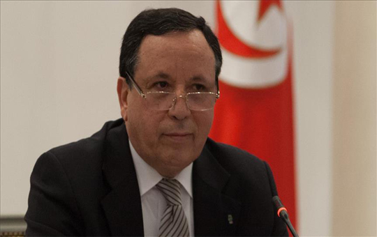 وزير الشؤون الخارجية التونسي في حكومة تصريف الأعمال خميس الج وزير الشؤون الخارجية التونسي في حكومة تصريف الأعمال خميس الج