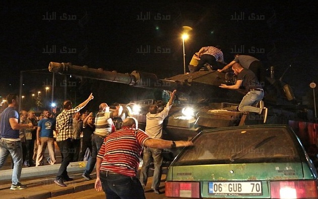 الانقلاب العسكري في تركيا