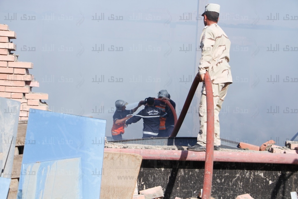السيطرة على حريق موبيكا السيطرة على حريق موبيكا