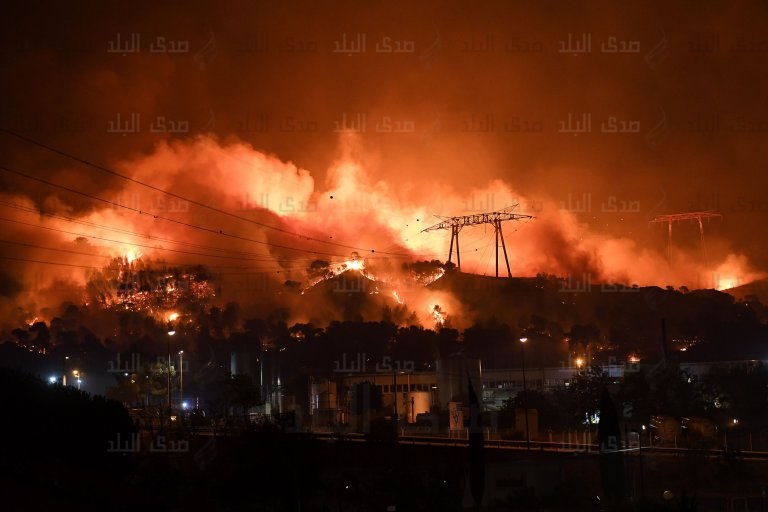 حرائق في غابات بفرنسا حرائق في غابات بفرنسا