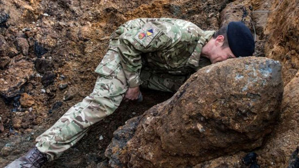 العثور على قنابل من الحرب العالمية الثانية