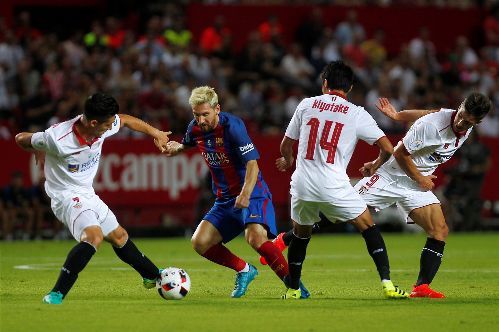 برشلونة مع أشبيليه برشلونة مع أشبيليه
