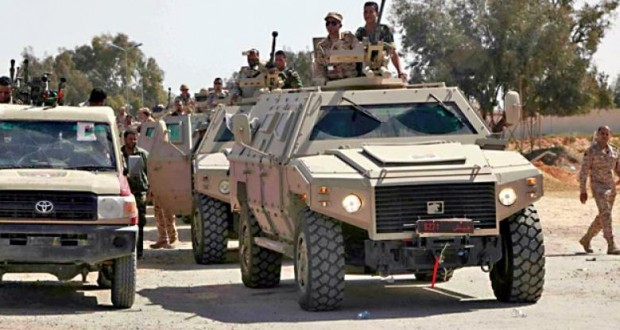 الجيش الليبي يشن هجوما عسكريا الجيش الليبي يشن هجوما عسكريا