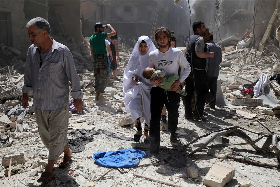 ضحايا الغارات على حلب