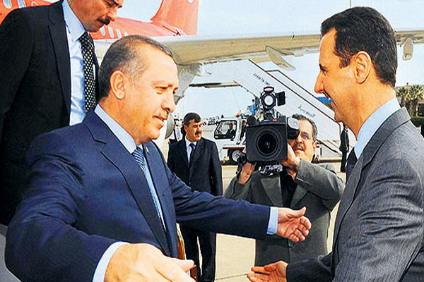 صورة نادرة تجمع بين أردوغان و بشار الأسد