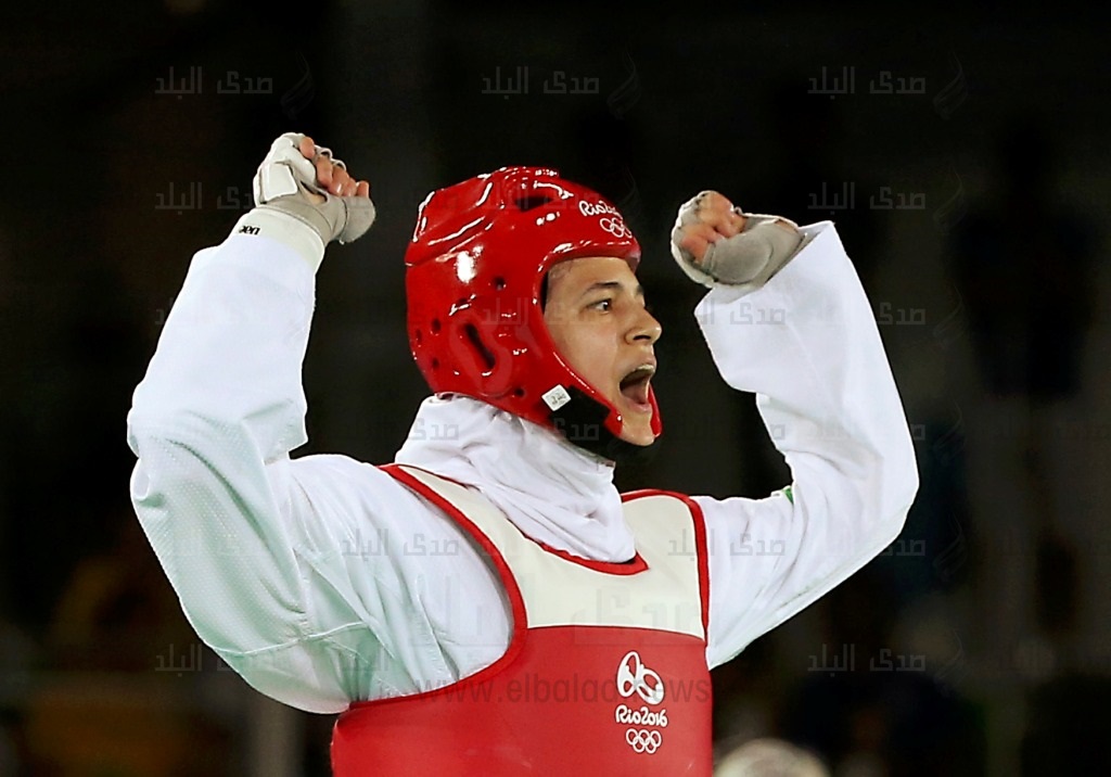 هداية ملاك تتأهل لنصف نهائى التايكوندو