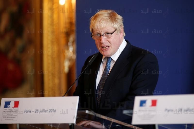 وزير الخارجية البريطاني بوريس جونسون وزير الخارجية البريطاني بوريس جونسون
