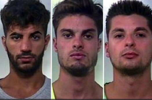 المتهمين الثلاثة الإيطاليين 