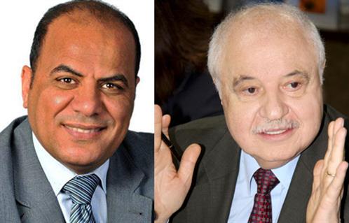 طلال أبو غزالة والكاتب ماهر مقلد طلال أبو غزالة والكاتب ماهر مقلد