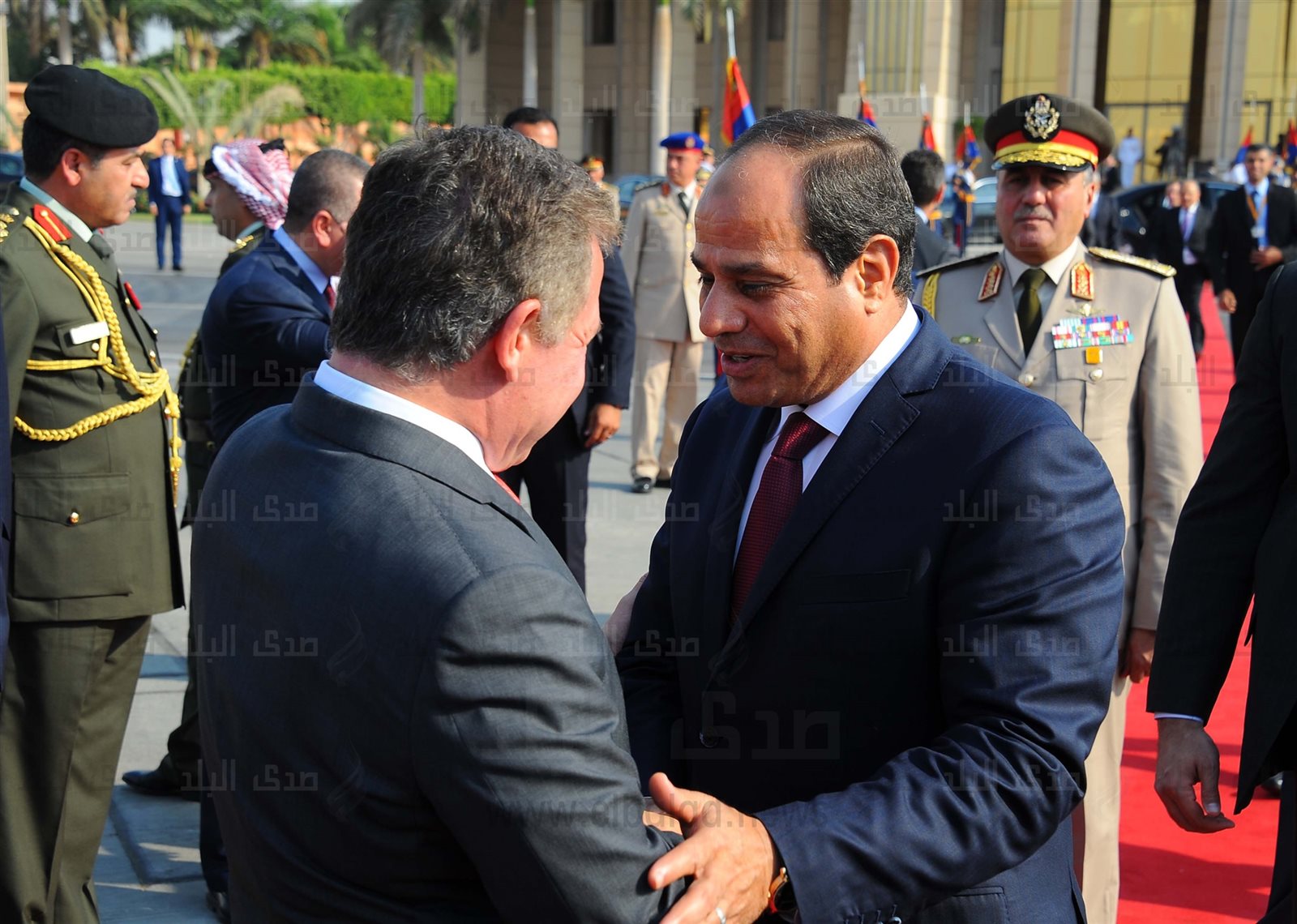 السيسي وملك الأردن