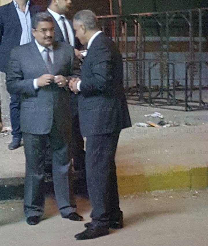 مدير الامن يتفقد المكان مدير الامن يتفقد المكان