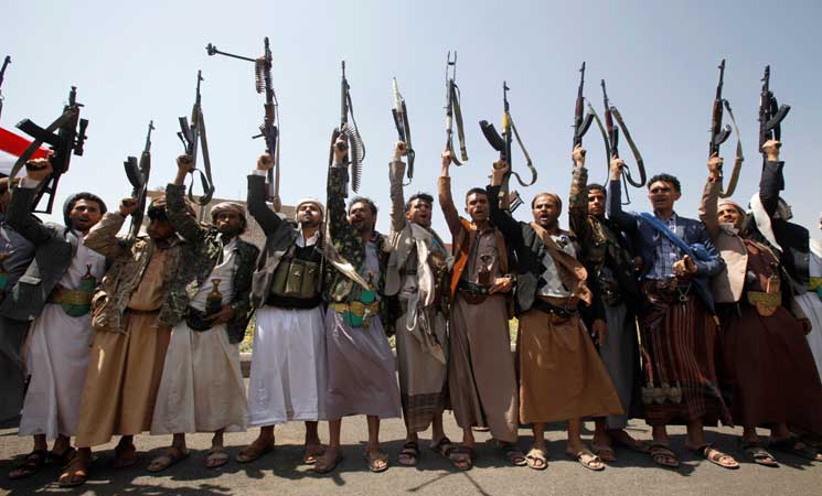 الجيش اليمنى يعلن ضبط اسلحة كانت فى طريقها للحوثيين 
