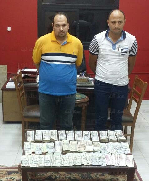 المتهمين والمضبوطات