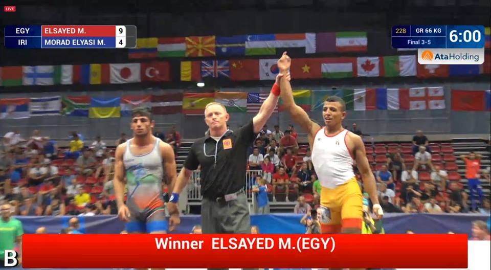 "كيشو" يحرز برونزية بطولة العالم للمصارعة الرومانية شباب.. ف