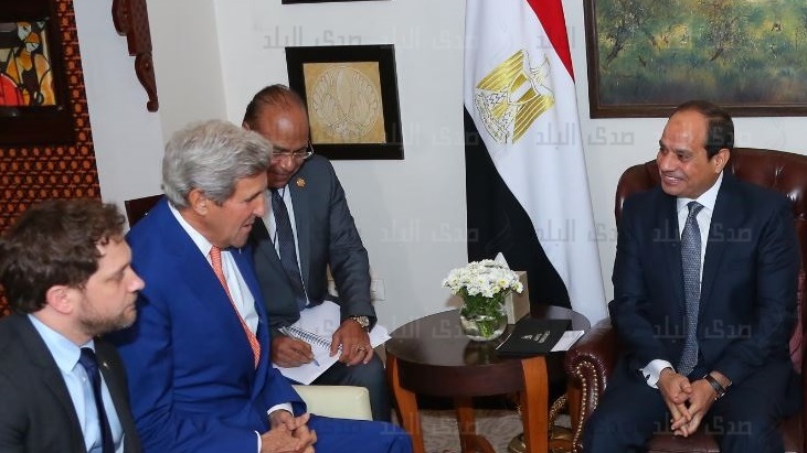 لرئيس السيسي يستقبل جون كيري