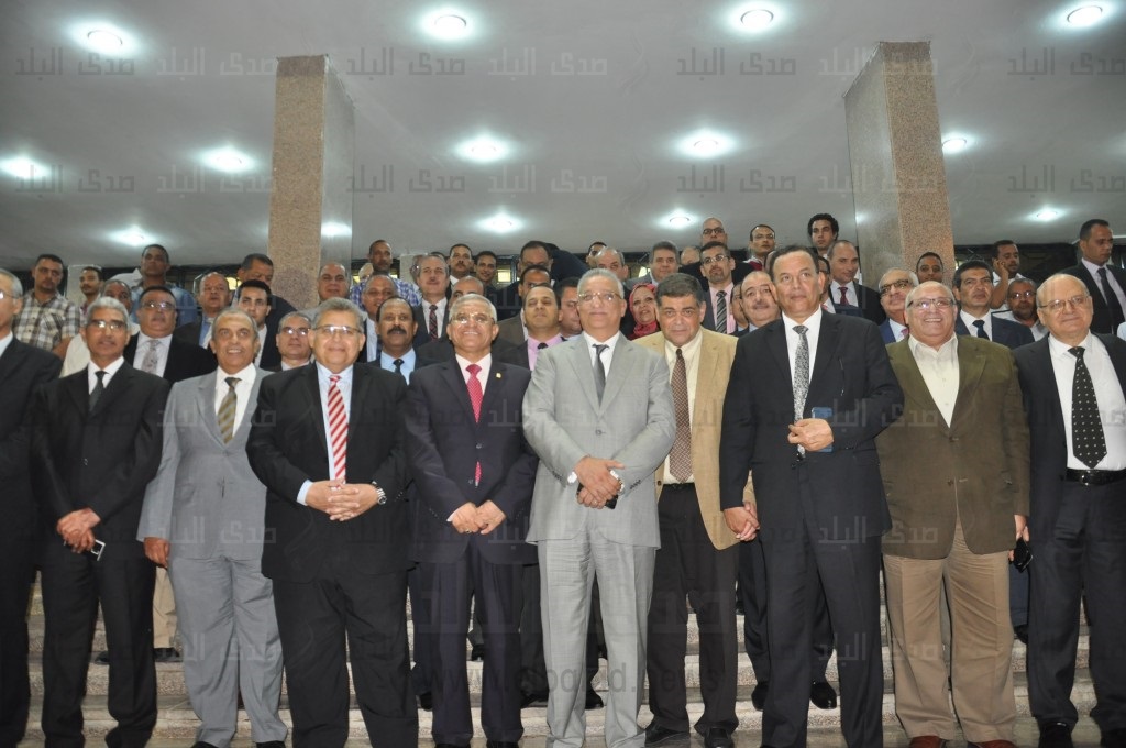 زكي بدر يصل جامعة المنيا زكي بدر يصل جامعة المنيا