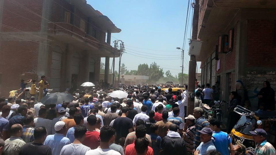 تشيع جثمان شهيد الواجب بسيناء بمسقط رأسة بالشرقية