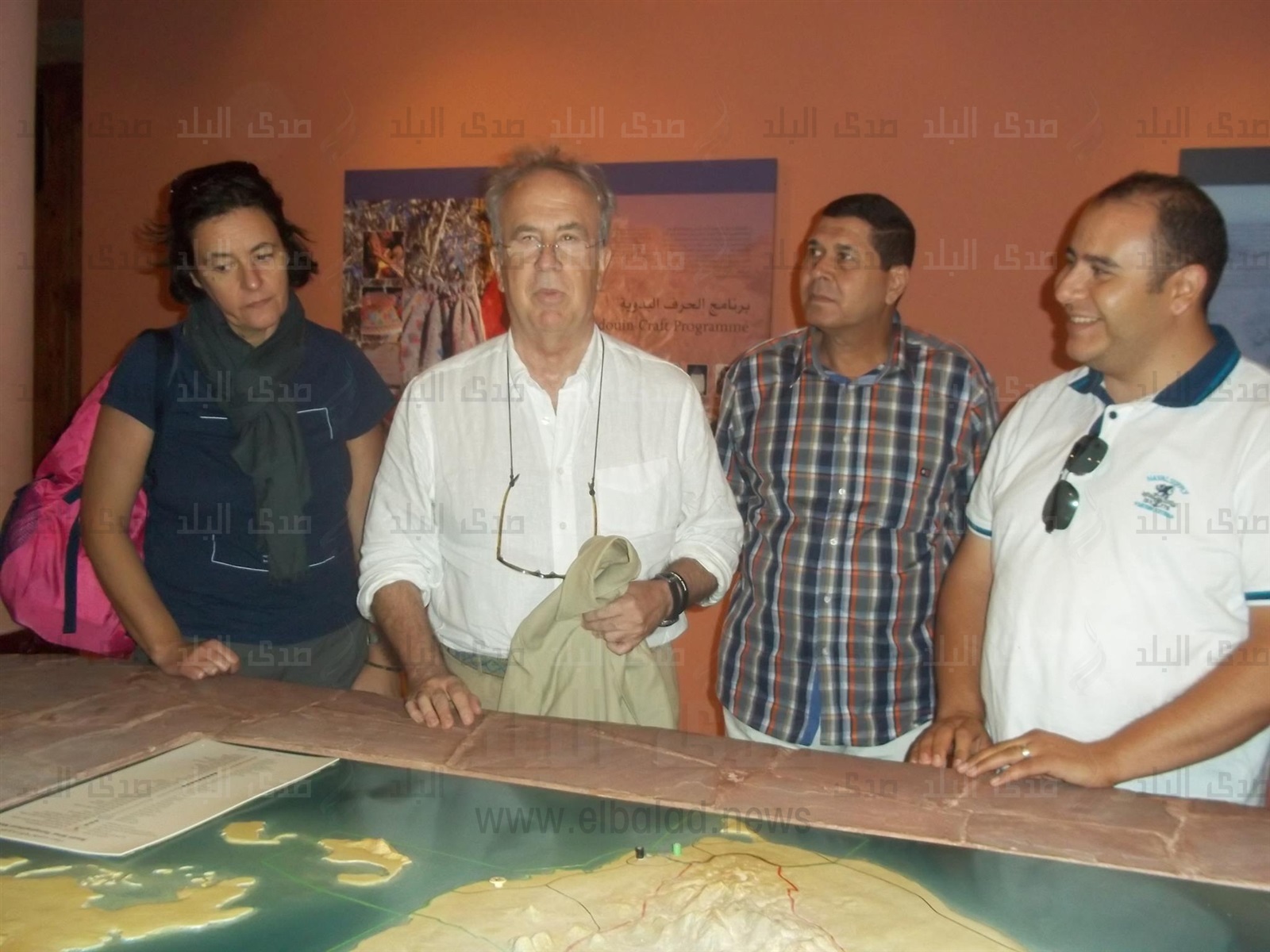 السفير الاسبانى  فى سانت كاترين