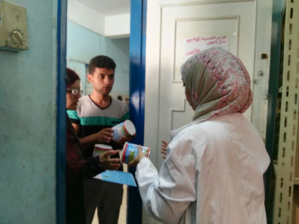 إقبال متوسط على الالبان المدعمة بالمنوفية 
