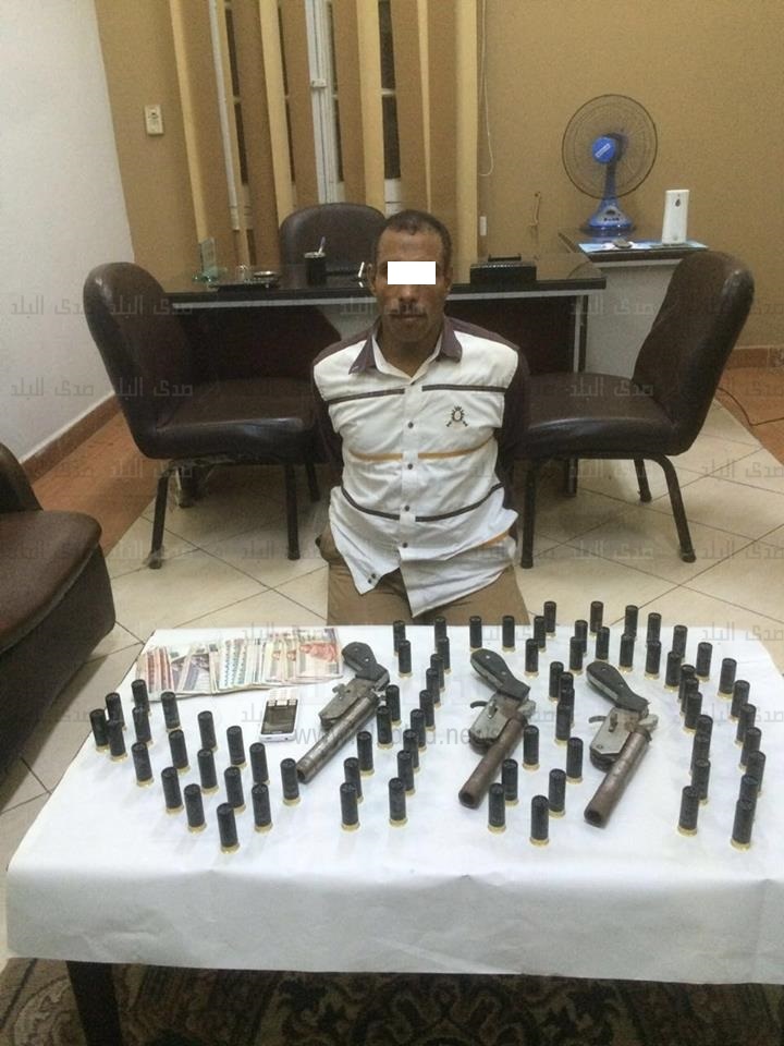  مسجل خطر بحوزته 3 فرد خرطوش و74 طلقة بالمحلة