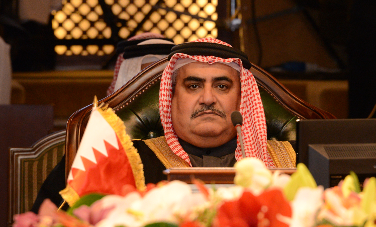 خالد بن أحمد آل خليفة " وزير خارجية مملكة البحرين خالد بن أحمد آل خليفة " وزير خارجية مملكة البحرين