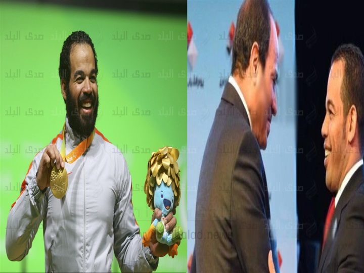 شريف عثمان الفائز بالميدالية الذهبية شريف عثمان الفائز بالميدالية الذهبية