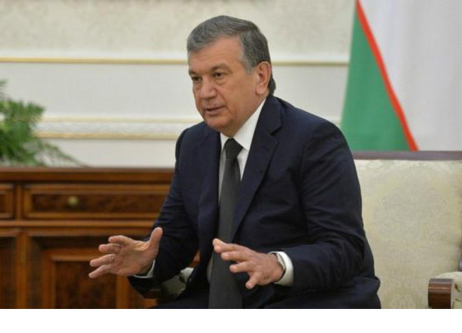 ن رئيس البلاد المؤقت شوكت ميرزاييف