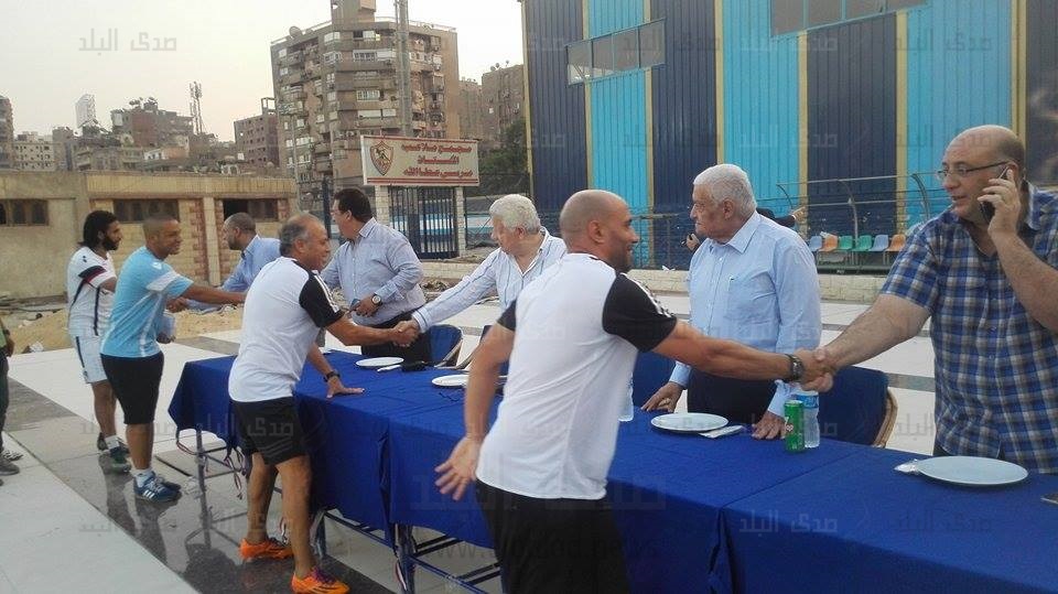 إجتماع لاعبي الزمالك إجتماع لاعبي الزمالك