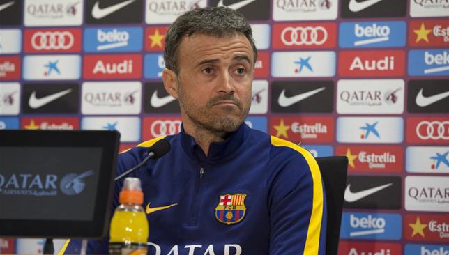  لويس إنريكي المدير الفني لنادي برشلونة 