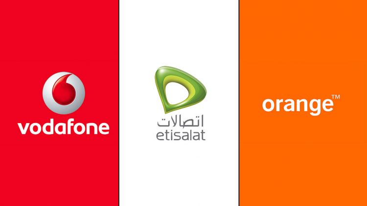 شبكات المحمول الثلاث