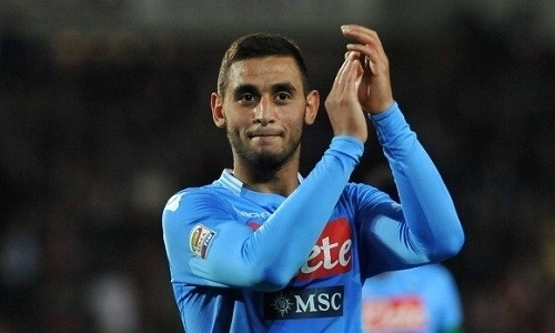 فوزي غلام لاعب نابولي. فوزي غلام لاعب نابولي.