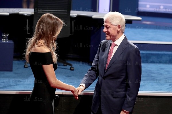 بيل كلينتون وزوجة ترامب