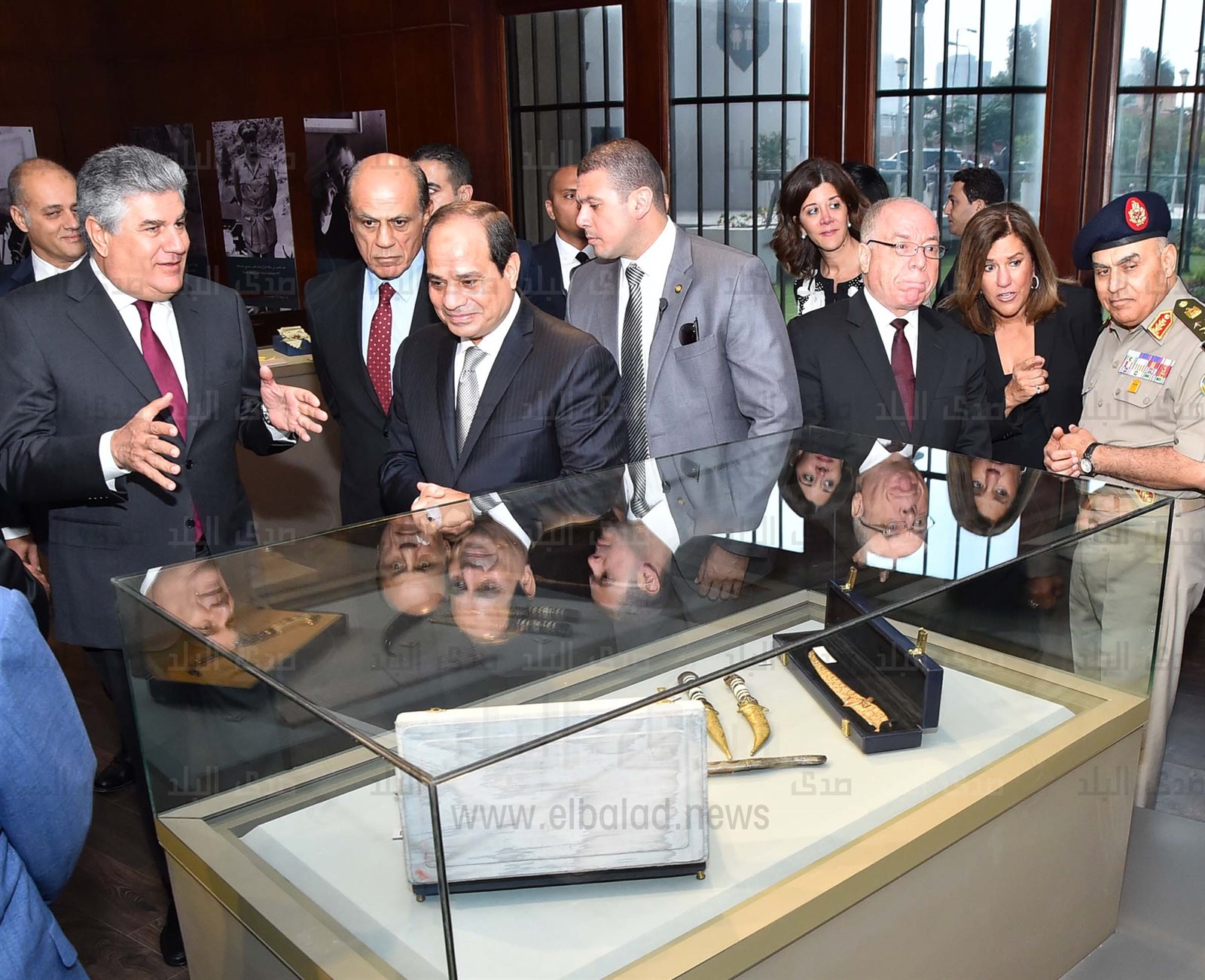 الرئيس عبد الفتاح السيسي خلال الافتتاح