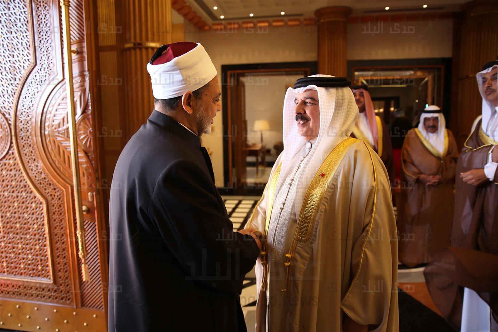 شيخ الأزهر وعاهل البحرين شيخ الأزهر وعاهل البحرين