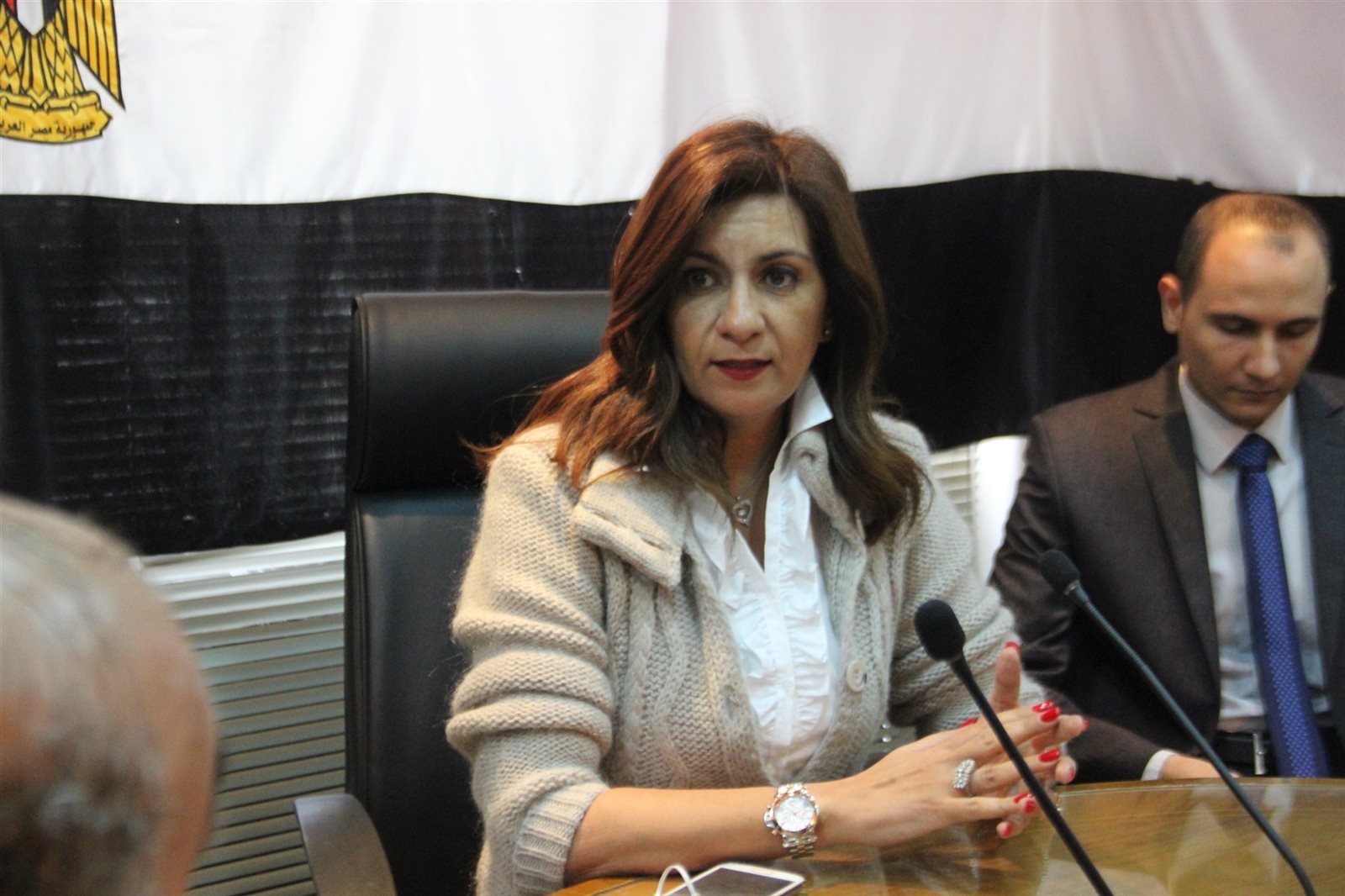 وزيرة الدولة للهجرة وشئون المصريين بالخارج