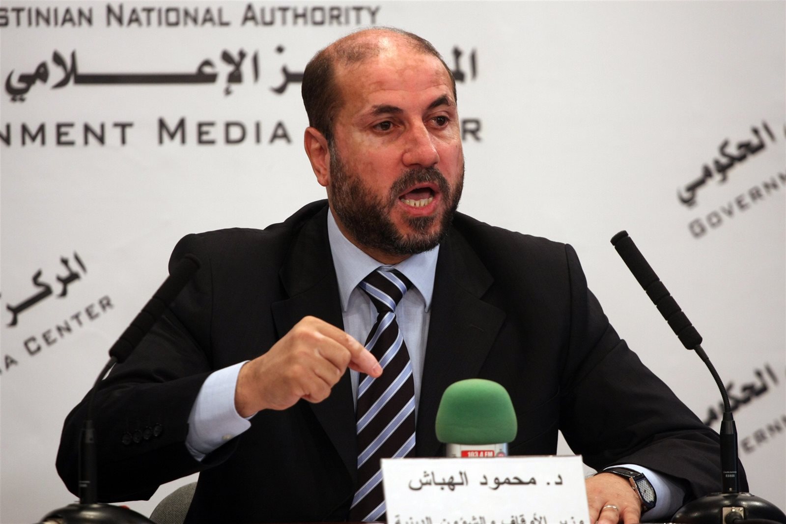 الدكتور "محمود الهباش "مستشار الرئيس الفلسطينى للشئون الديني