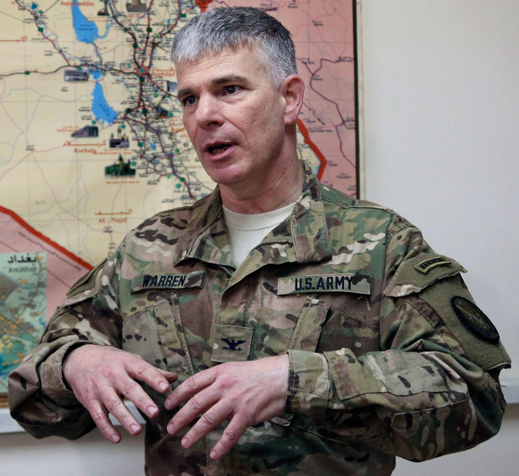 الكولونيل جون دوريان المتحدث باسم القوات الأمريكية