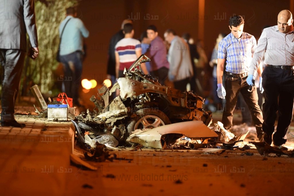 صورة من آثار الانفجار