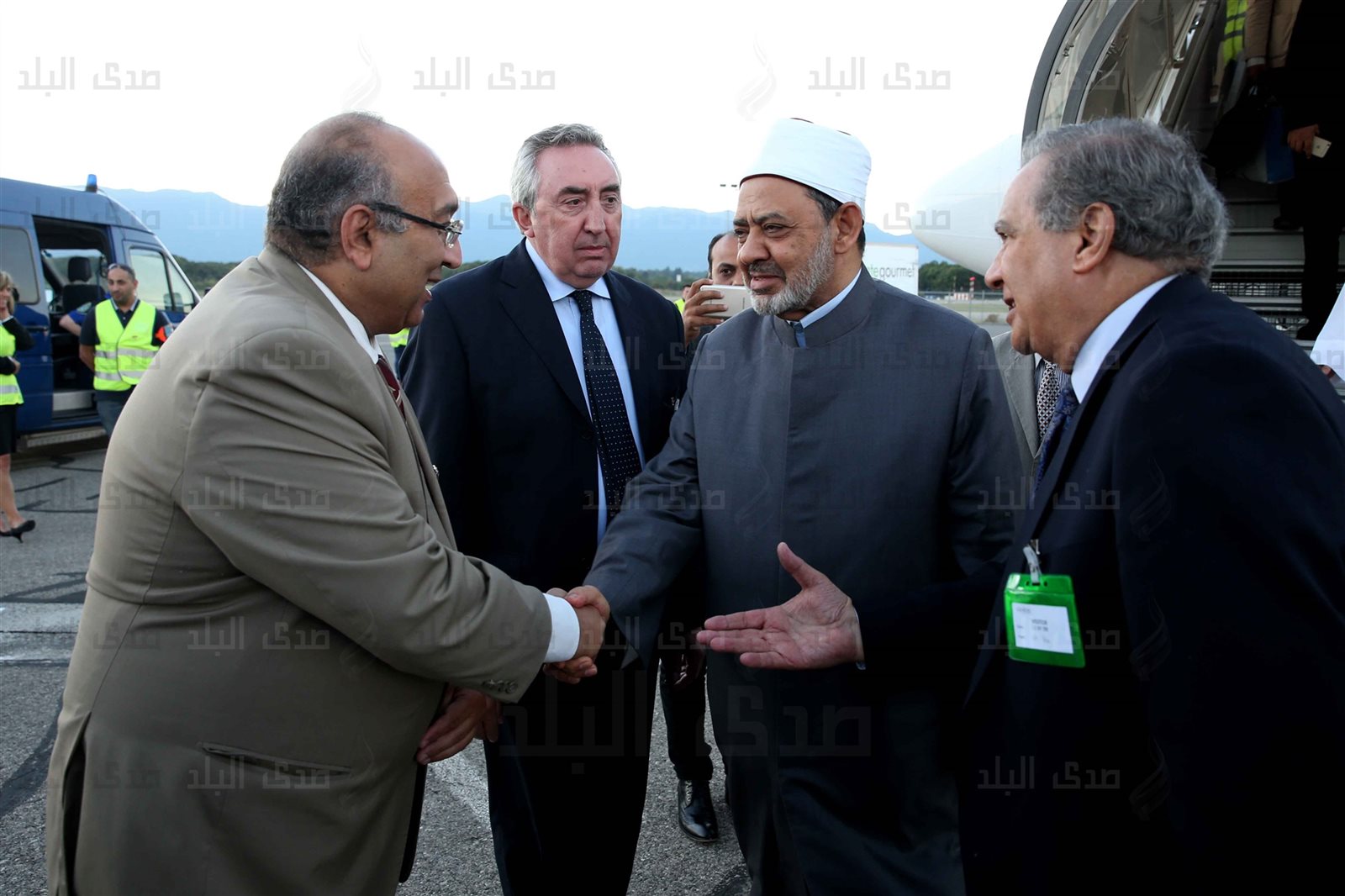 الإمام الأكبر يصل إلى سويسرا