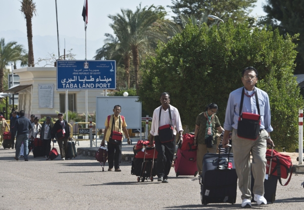 معبر طابا - أرشيفية 