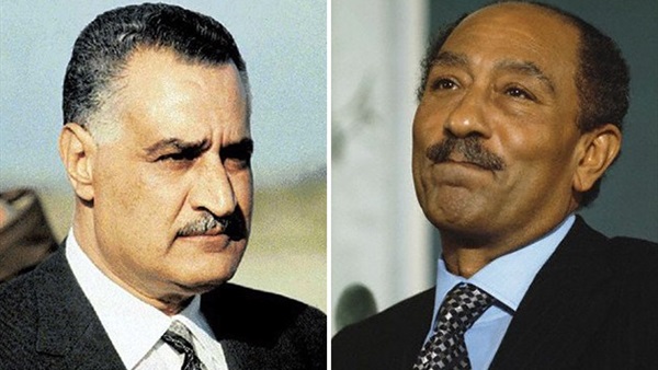 الزعيمان عبد الناصر والسادات