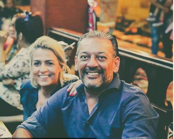   سيمون وزوجها محمدغنيم