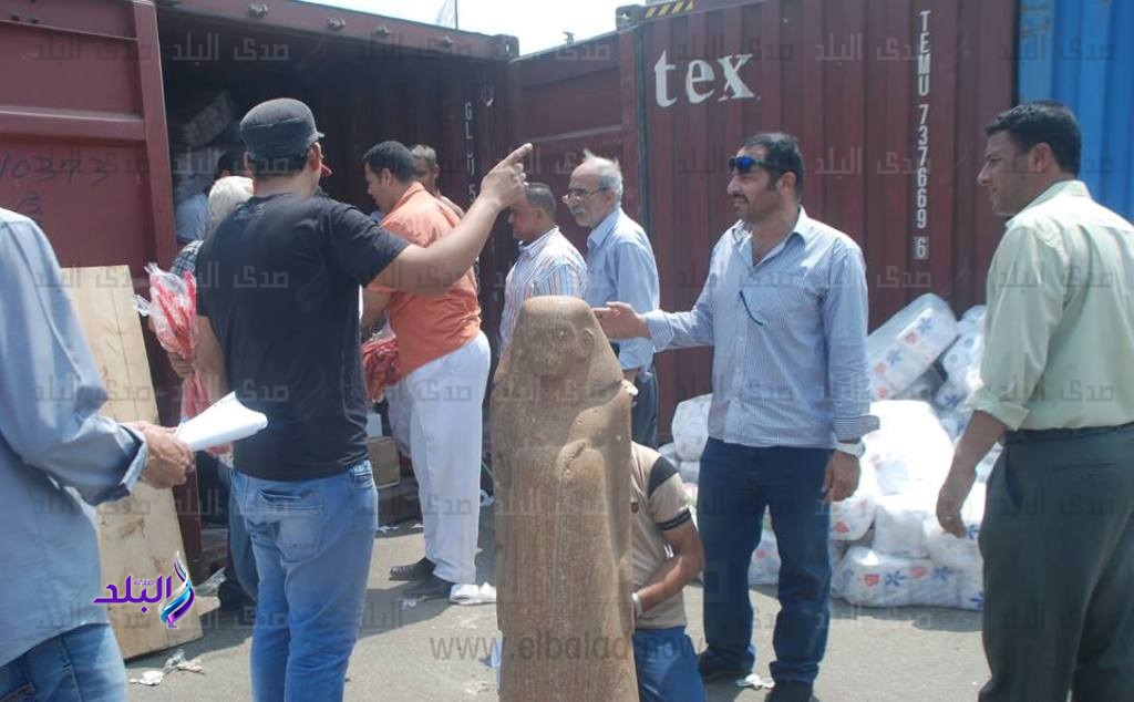 أثار مضبوطة في إحدي الموانئ أثار مضبوطة في إحدي الموانئ