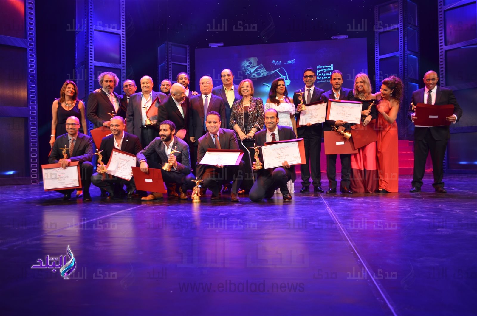 شيرين رضا اثناء حفل التكريم