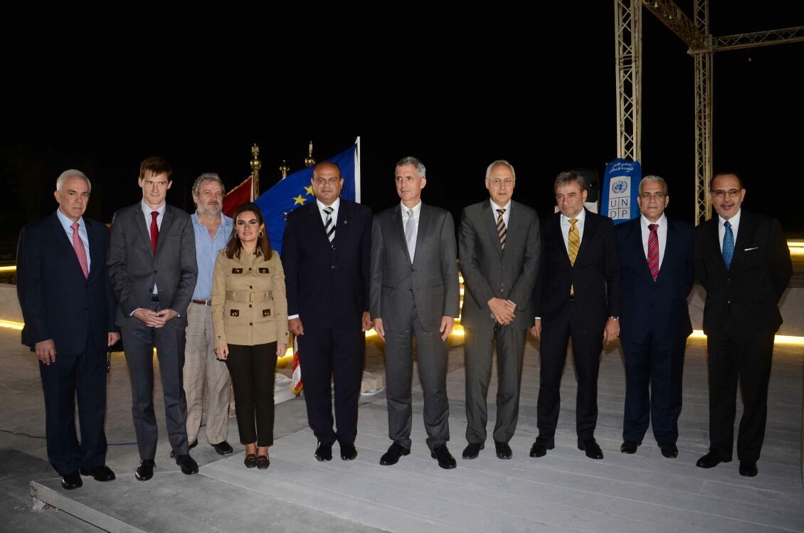 لقاء وزيرة التعاون ومحافظ مطروح وسفير الاتحاد الاوروبى