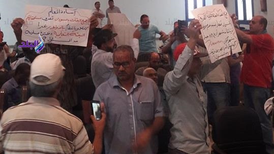 جانب من احتجاجات البعثة الان جانب من احتجاجات البعثة الان