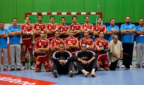 الفريق الأول لكرة اليد ( رجال ) بالنادي الأهلي