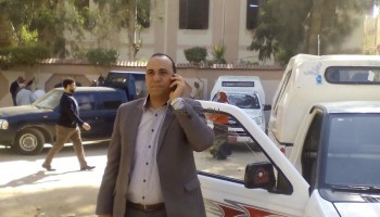 العقيد وجدى الصيرفى فى حملة تموينية