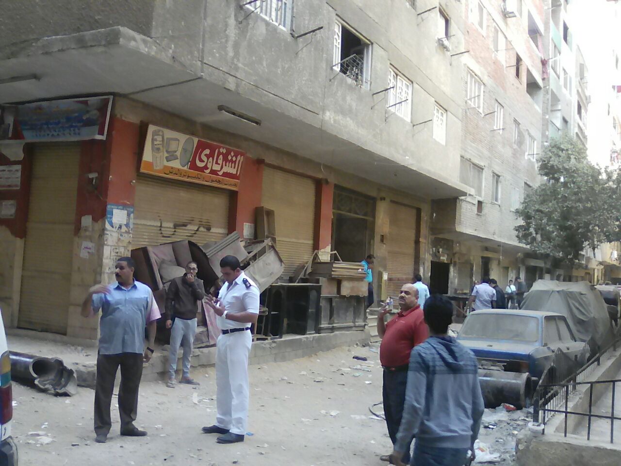 صورة من الحادث